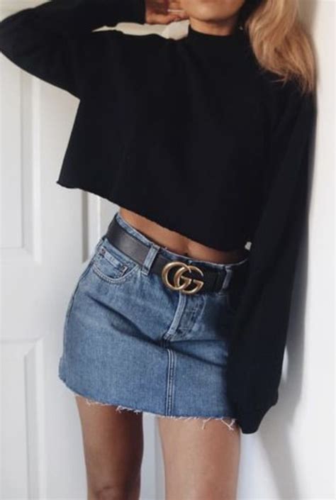 black gucci belt tumblr|cute gucci belt outfits.